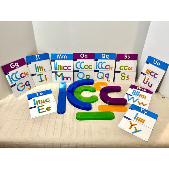 Learning resources Letter Construction Activity incomplete alphabet building - Picture 1 of 3